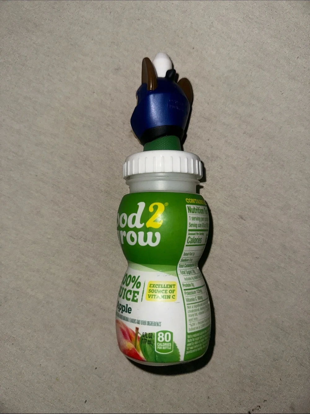 Paw Patrol Chase Bottle Top in Blue and Green
